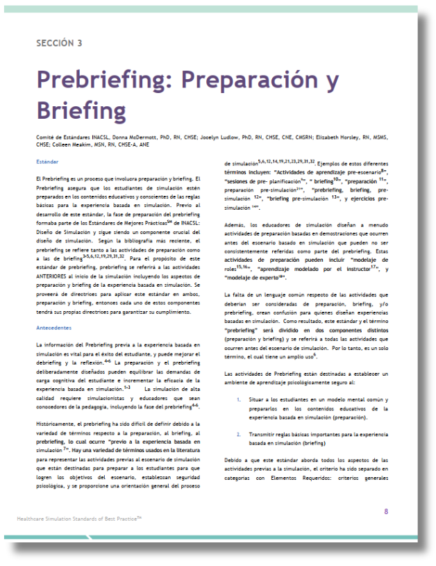 Healthcare Simulation Standards of Best Practice® in Multiple Languages